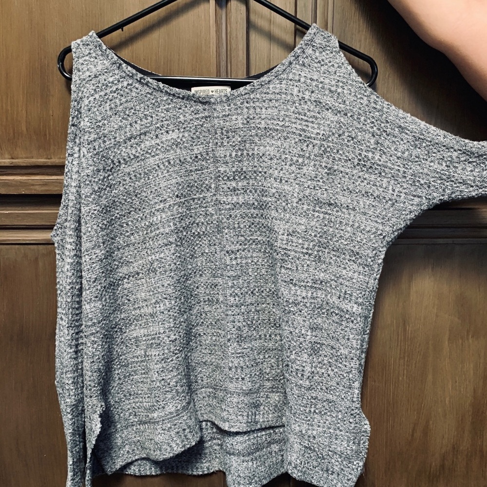 Off the shoulder sweater